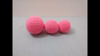 Plush Ball Crochet Tutorial | How To Crochet A Ball | How To Crochet A Sphere