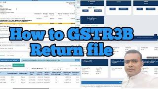 How to GSTR3B return filling by creating JSON File from Tally and uploading it to GST portal.