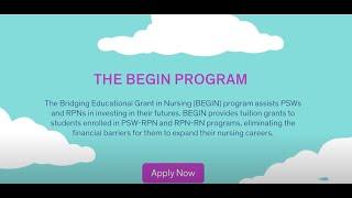 NEW opportunity for RPNs and PSWs in Ontario: WeRPN's Bridging Educational Grant in Nursing program!