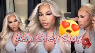 Beat Seller!! ️Ash Blonde Hair Review! Trending Lace Front Wig Transformation | Ft. Jessies Wig