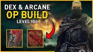 Bloody Slash Dex and Arcane Build Guide INSANE Damage - Elden Ring