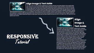 How to Align Image and Text Side by Side in HTML & CSS | SHADOW