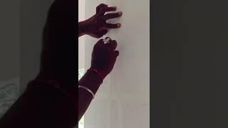 How to make long bricks wall | texture design wall painting Telugu wall putty painting#texture desig