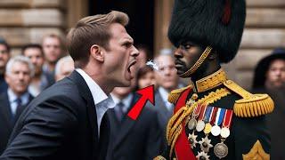 Racist Man Spits at Black Royal Guard—What Happens Next Shocks Everyone! | MrSix