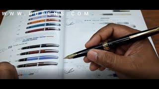 Pilot e95s Black 14k Gold Nib Fountain Pen - Unboxing - BD Pens