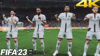 FIFA 23 | PSG vs Man Utd | Champions League 22/23 Gameplay | 4K