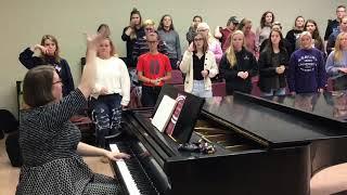 Dr. Jill Campbell - Choral Warm Ups in Rehearsal