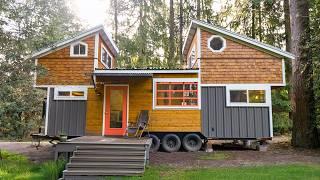 Ex Large Tiny House for Sale & Has a MIND BLOWING Folding Roof!