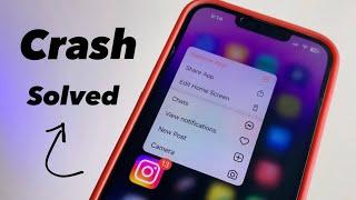 Instagram crashing in iPhone problem