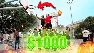 I Hosted A INSANE 1v1 Basketball Tournament For $1,000 In Houston!