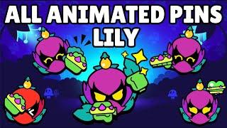 Lily Pins (NEW Animated Pins!) | Brawl Stars | Blue Screen