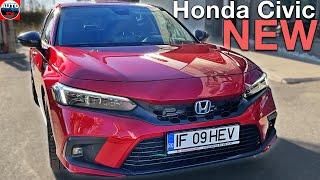 All NEW Honda Civic Hatchback Hybrid 2024 - PRACTICALITY & Visual REVIEW, exterior, interior