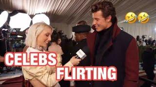 Celebs FLIRTING with interviewers! (Harry Styles, Timothee Chalamet, etc)