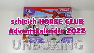 schleich HORSE CLUB Adventskalender 2022 | UNBOXING