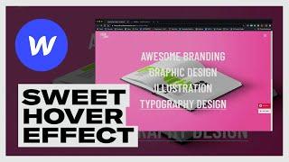 CREATE A TEXT HOVER EFFECT ON WEBFLOW IN MINUTES | Webflow Weekly