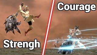 MHR Sunbreak - Courage Hammer VS Strengh Hammer on Nargacuga