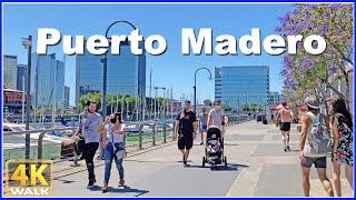 【4K】WALK Buenos Aires PUERTO MADERO Argentina 4K video Travel