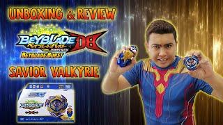 BOUNCE & BOUND ! Savior Valkyrie & POWER Custom BeyLauncher Beyblade Burst DB - Unboxing & Review