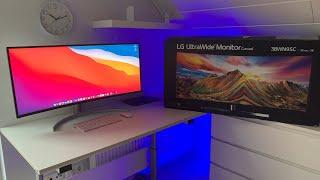 LG 38" Monitor Unboxing 38WN95C -deutsch