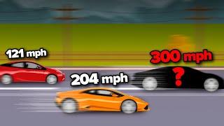 Top Speed Simulation | Car Comparison