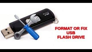 Format or Repair: Corrupted Usb Flash Drive  in Linux using Command Line easily