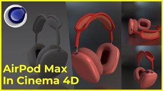 Cinema4D Modeling (Airpod Max)