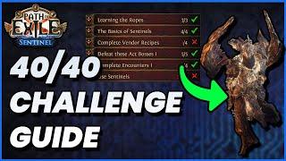Sentinel League Challenge Guide | PoE 3.18