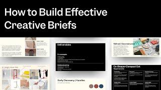 How to Write Effective Creative Briefs