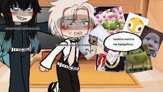 Hashira react to my fyp/gallery || ships || no gyomei || read pinned comment|| cringe || part 2/???