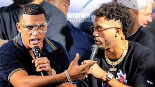 David Benavidez & David Morrell have HEATED presser after near BRAWL breaks out in Miami!