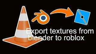 How to export textures from blender to roblox studio || Baking