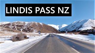 Omarama to Lindis Pass Valley scenic drive, South Island New Zealand  4K