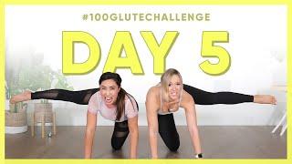 Day 5: Cross Butt Kick! | 100 Glute Challenge w/ Alisha Marie