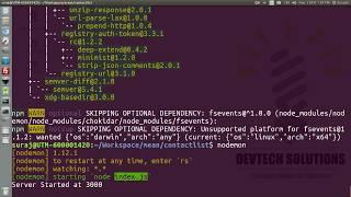 Nodemon : command not found solution in ubuntu linux