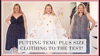 TEMU HUGE PLUS SIZE FASHION HAUL | SIZE 22 | IS IT WORTH IT!?