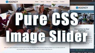Pure CSS Image Slider with HTML5 & CSS3