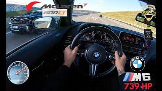 BMW M6 739 HP TOPSPEED ON GERMAN AUTOBAHN (NO LIMIT) by SpeedUpDE