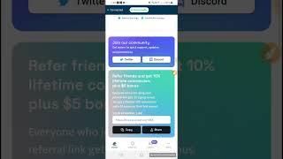 new app free earn money referral bonus link sing up bonus $5 dollar don't miss app