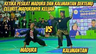 Aksi Keren Pesilat Kalimantan VS Madura 