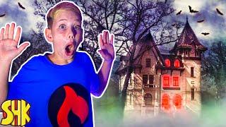 Escape the Hacker's Haunted HALLOWEEN MAZE Challenge! Which door will SAVE YOU? | SHK Family