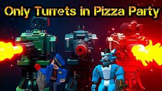 Only Turrets in Pizza Party Roblox Tower Defense Simulator