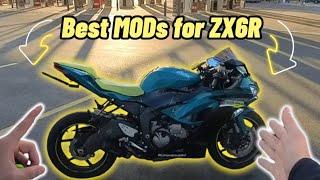 BEST MODS FOR ZX6R!!! (EXHAUST, CHAIN, TUNE???)