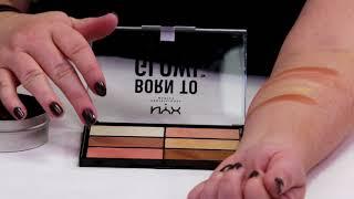  NYX Professional Makeup Born to Glow Highlighting Palette Review and Swatches