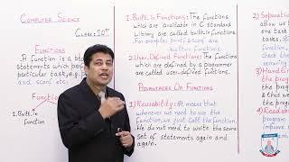 Class 10 - Computer Studies - Chapter 5 - Lecture 1 - Function Types - Allied Schools