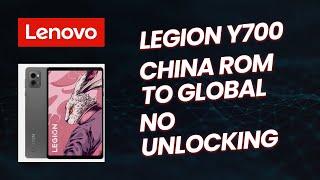 Installing Global ROM on Lenovo Y700 2023, Very Easy  中国人 To English #lenovolegion