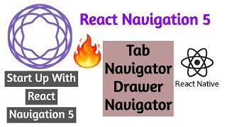 #28 React Native Tab Navigation | Drawer Navigation | React Navigation 5