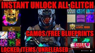 *USE ASAP* INSTANT UNLOCK ALL GLITCH! CAMOS/FREE BLUEPRINTS/MORE! BO6 GLITCHES! BO6 ZOMBIES GLITCH!