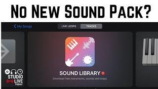 Sound Library Bug | GarageBand iOS (iPad/iPhone)