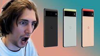 xQc Reacts to Google Pixel 6 event in 12 minutes