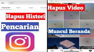 cara menghapus beranda video pencarian di instagram